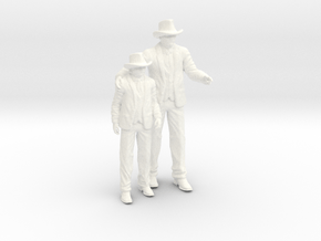 Smokey and the Bandit - Enos Brothers - 1.24 in White Processed Versatile Plastic