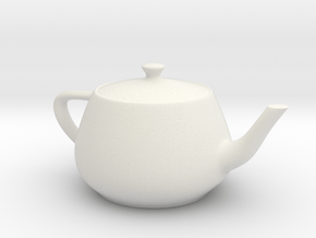 Teapot_keyfob_2cm in White Natural Versatile Plastic