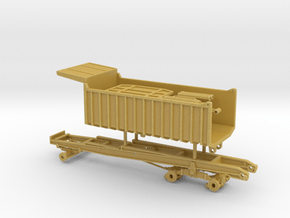 1/50th Heavy off road type Dump Truck Body in Tan Fine Detail Plastic