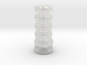 old style TYRES for the 1/144 USN A/S32A-35 Tilly in Clear Ultra Fine Detail Plastic