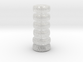 new style TYRES for the 1/144 USN A/S32A-35 Tilly in Clear Ultra Fine Detail Plastic
