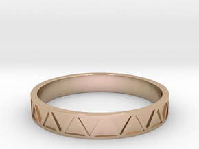 Pueblo band All sizes, multisize in 9K Rose Gold : 13 / 69