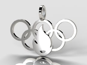 Olympic Games Paris 2024 in Polished Silver