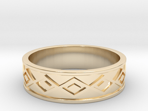 Tolteca Band All sizes, multisize in 9K Yellow Gold : 9 / 59