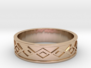 Tolteca Band All sizes, multisize in 9K Rose Gold : 10 / 61.5