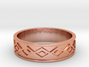 Tolteca Band All sizes, multisize in Polished Copper: 10 / 61.5