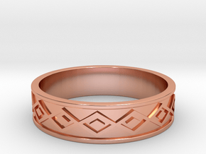 Tolteca Band All sizes, multisize in Polished Copper: 12 / 66.5