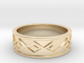 Tolteca Band All sizes, multisize in 14K Yellow Gold: 5.5 / 50.25