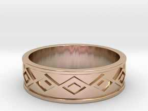Tolteca Band All sizes, multisize in 9K Rose Gold : 8 / 56.75
