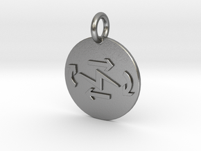 Pendant Thermodynamics First Law C in Natural Silver