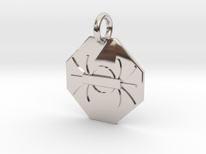 Pendant Gauss’s Law of Magnetism B in Rhodium Plated Brass