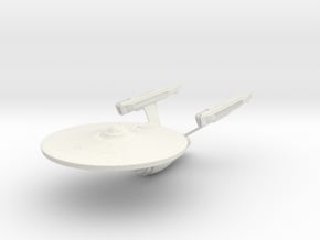 U.S.S. Enterprise NCC-1701 - A in White Natural Versatile Plastic