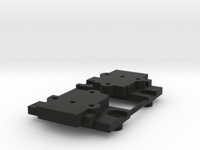 Atlas O scale MP15 Kadee coupler adapter in Black Premium Versatile Plastic