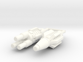 TF Armada Red Alert Replacement Parts Hands/Disk in White Smooth Versatile Plastic: Small