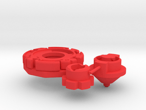 Prototype Phoenix Semi Flat in Red Smooth Versatile Plastic