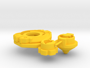 Prototype Tiger Cone in Yellow Smooth Versatile Plastic