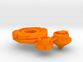 Prototype Tiger Cone in Orange Smooth Versatile Plastic