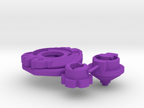 Prototype Tiger Cone in Purple Smooth Versatile Plastic