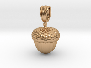 Acorn in Polished Bronze