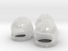 UFO - SHADO Astronaut Helmets - 1.43 in Clear Ultra Fine Detail Plastic