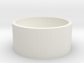 simple base coulon mold 40x40x22.5mm in White Natural Versatile Plastic