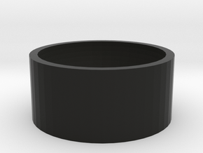 simple base coulon mold 40x40x22.5mm in Black Smooth Versatile Plastic