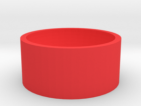 simple base coulon mold 40x40x22.5mm in Red Smooth Versatile Plastic
