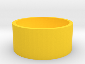 simple base coulon mold 40x40x22.5mm in Yellow Smooth Versatile Plastic