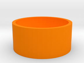 simple base coulon mold 40x40x22.5mm in Orange Smooth Versatile Plastic