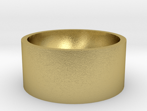 simple base coulon mold 40x40x22.5mm in Natural Brass