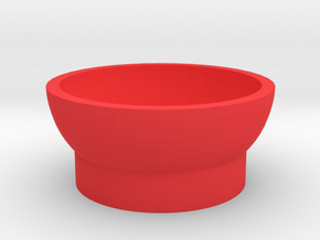 coulon casting mold 4x4x2.5cm 1.57x 1.57x 0.98inch in Red Smooth Versatile Plastic