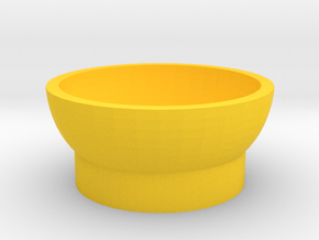 coulon casting mold 4x4x2.5cm 1.57x 1.57x 0.98inch in Yellow Smooth Versatile Plastic