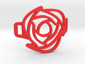 Rose Bracelet in Red Smooth Versatile Plastic