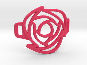 Rose Bracelet in Pink Smooth Versatile Plastic