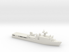 1/1800 Scale USS Harpers Ferry LSD-49 in White Natural Versatile Plastic