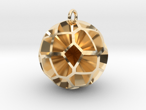 Voronoi Sphere 3 in Vermeil