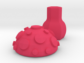 Toadstool in Pink Smooth Versatile Plastic