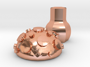 Toadstool in Polished Copper