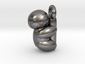 Sloth Pendant Balloon Style in Processed Stainless Steel 316L (BJT)