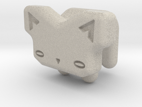 Cat Bear Webcam Privacy Shade / Cover / Charm in Natural Sandstone