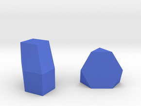 Geometric Rockz  in Blue Smooth Versatile Plastic