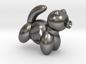 Cat Charm Balloon Style in Processed Stainless Steel 316L (BJT)