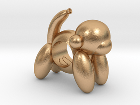 Monkey Charm Balloon Style in Natural Bronze