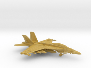 F/A-18F Super Hornet (Loaded) in Tan Fine Detail Plastic: 1:200