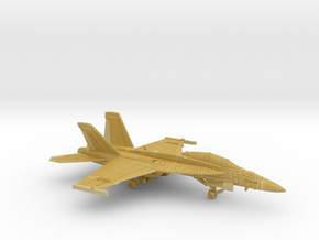 F/A-18F Super Hornet (Clean) in Tan Fine Detail Plastic: 1:200