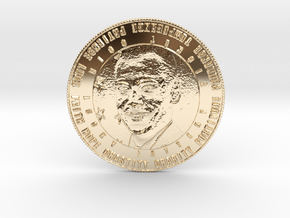 Personalized Coin of GRMIII in 9K Yellow Gold 