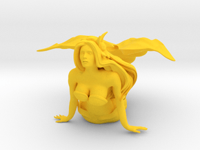 Mermaid in Yellow Smooth Versatile Plastic