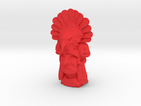 Aztec Bust in Red Smooth Versatile Plastic