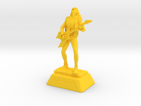 Eddie Munson figurine in Yellow Smooth Versatile Plastic