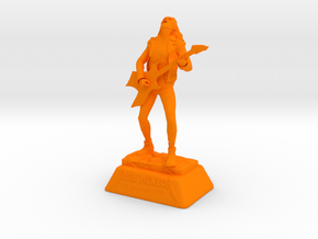 Eddie Munson figurine in Orange Smooth Versatile Plastic
